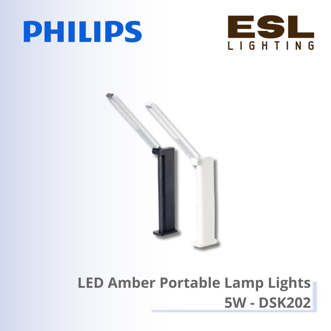 Philips LED Amber Portable Lamp Lights (Mini Series) 5W - DSK202