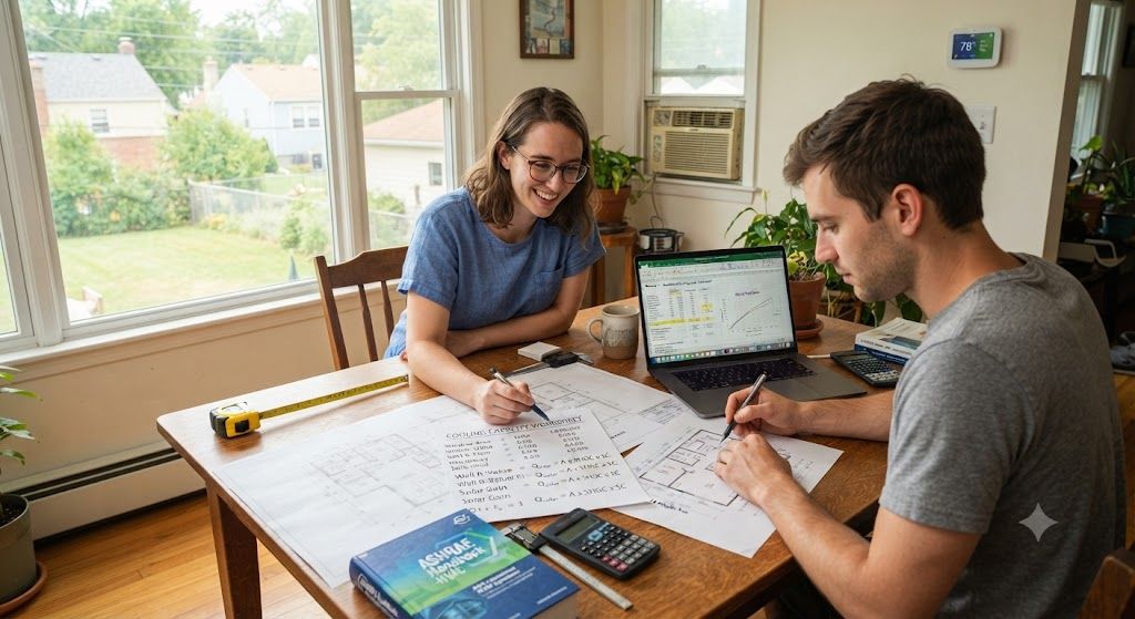 residential cooling capacity calculation method