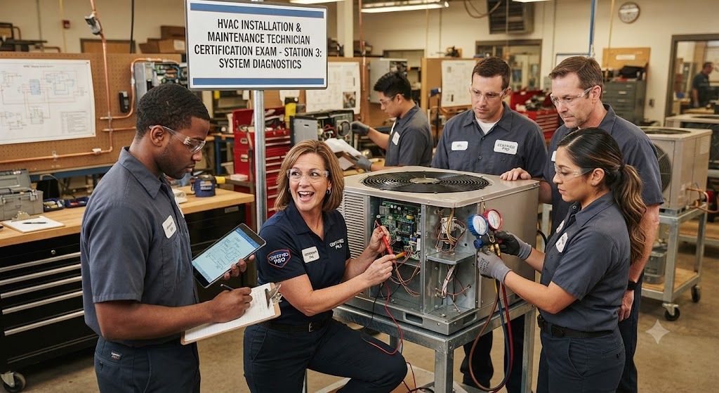 HVAC installation and maintenance technician certification