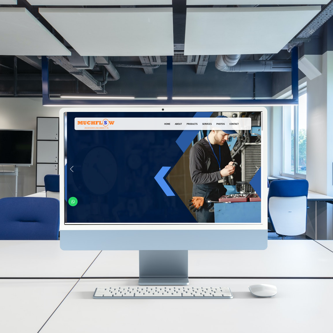 MUCHFLOW SOLUTION SDN BHD Website Design & SEO Case Study | Industrial Air Compressor Supplier in Selangor