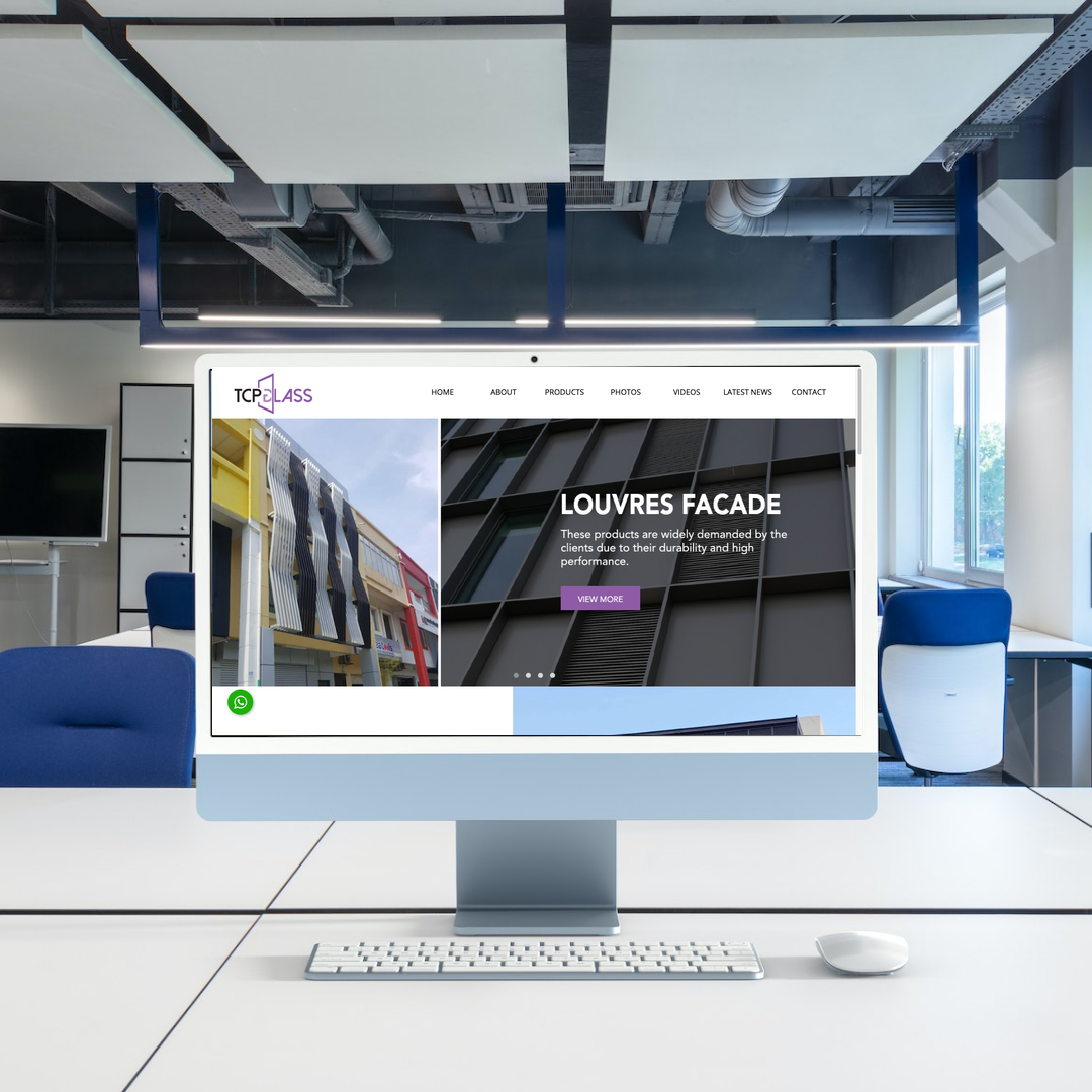 KL glass partition and aluminium facade website portfolio