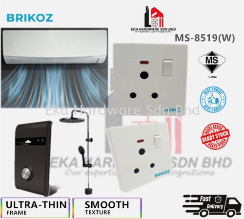 BRIKOZ MS SERIES 15A AIR COND. SWITCH SOCKET