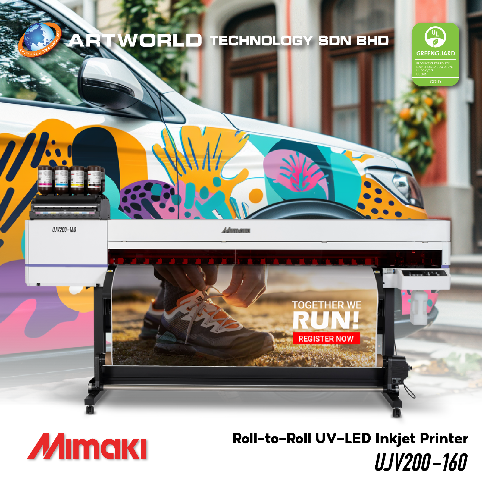 UV Inkjet Printer Mimaki UJV200-160