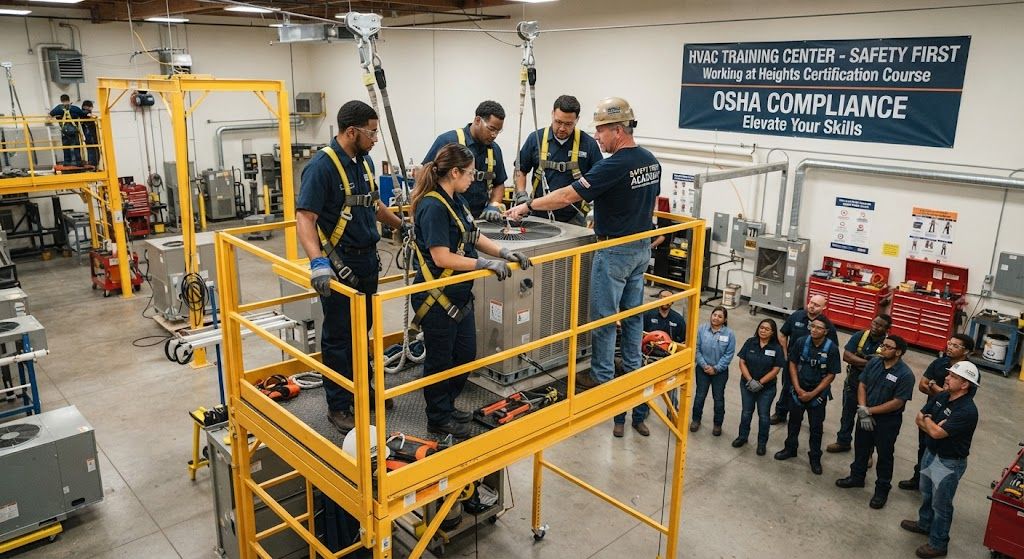 HVAC work at height platform safety course