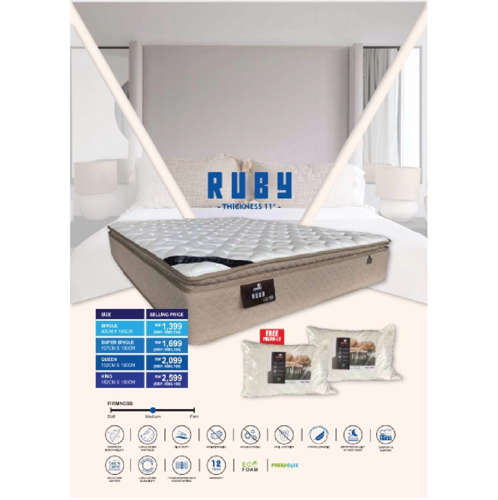 [Sept Sales] Mattress Only - Ruby