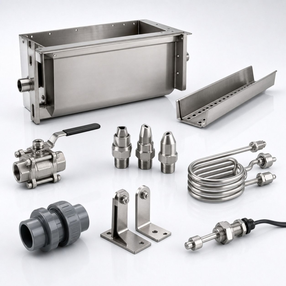 Dipping tank parts