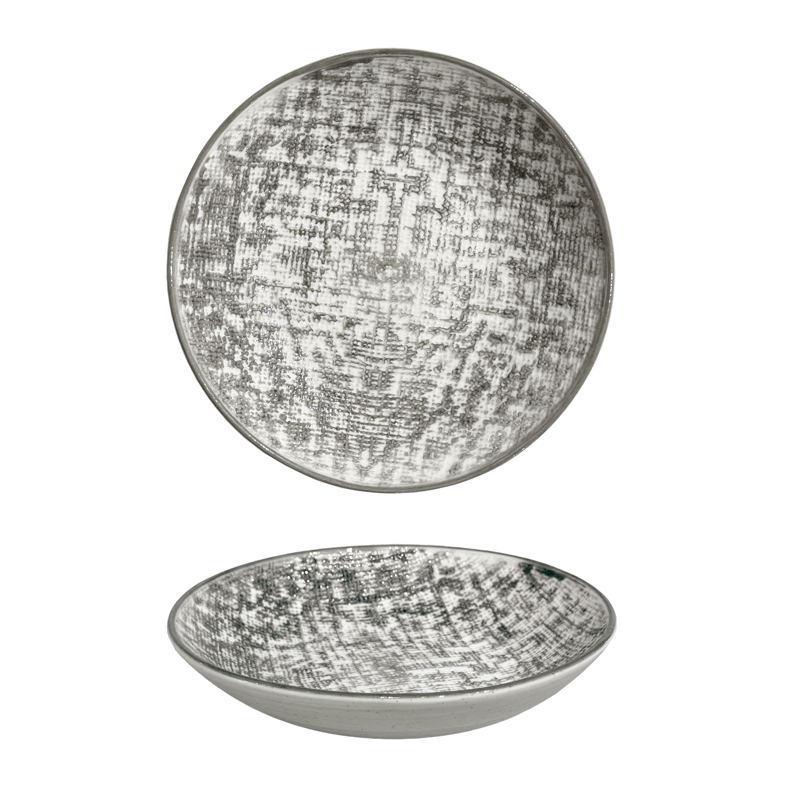 MX Fabric soup bowl 北欧风情6'' 8'' 10.75'' 12'' 布纹汤碗