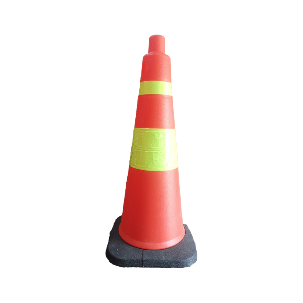 Traffic Super Cone 1 Meter White with Rubber Base Rental