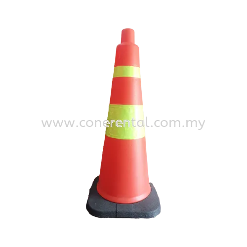 Traffic Super Cone 1 Meter White with Rubber Base Rental