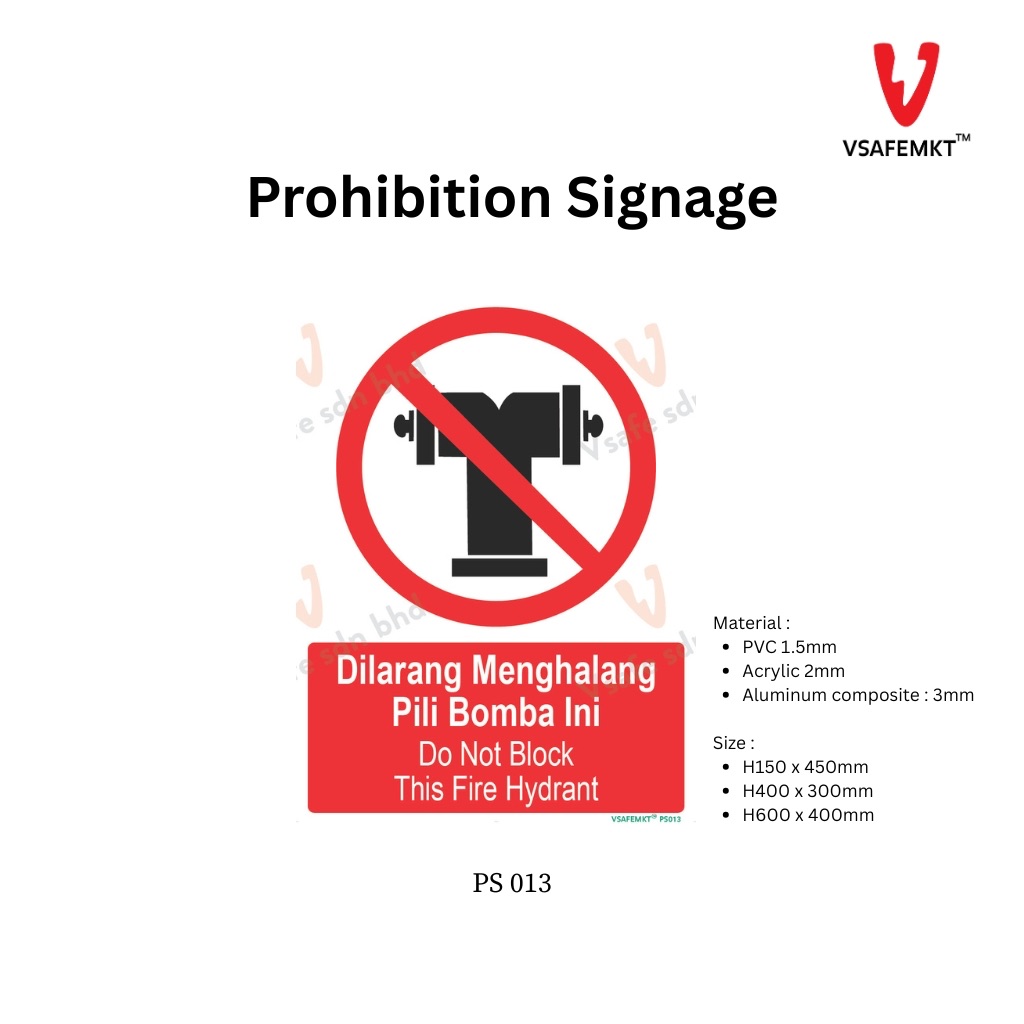 VSAFEMKT  - PS 013 - Dilarang menghalang pil bomba ini