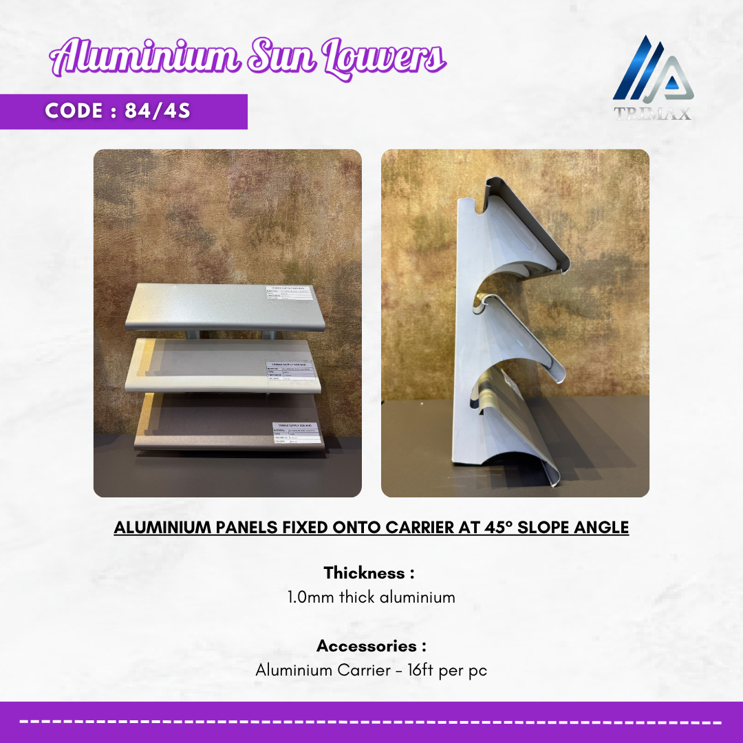 Aluminium Sun Louvers 4S