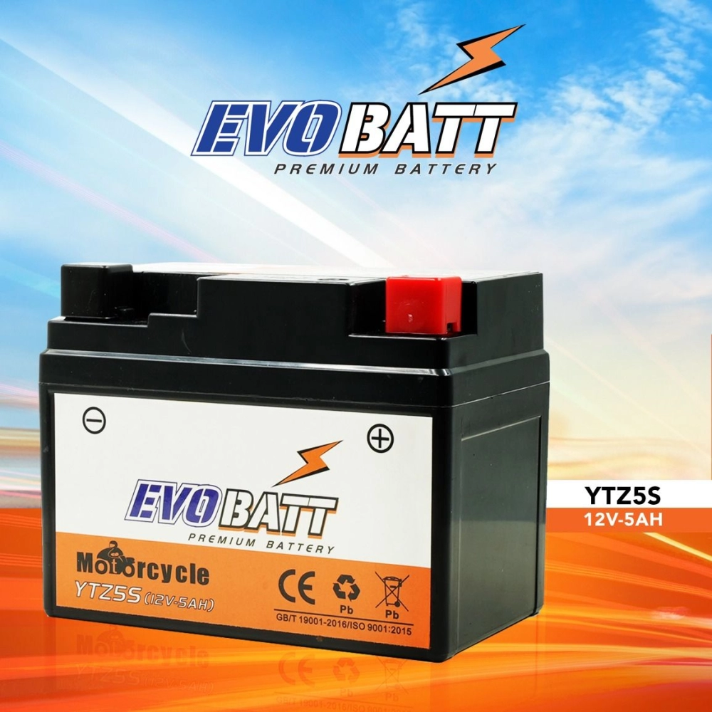 Evobatt YTZ5S Motorcycle Battery