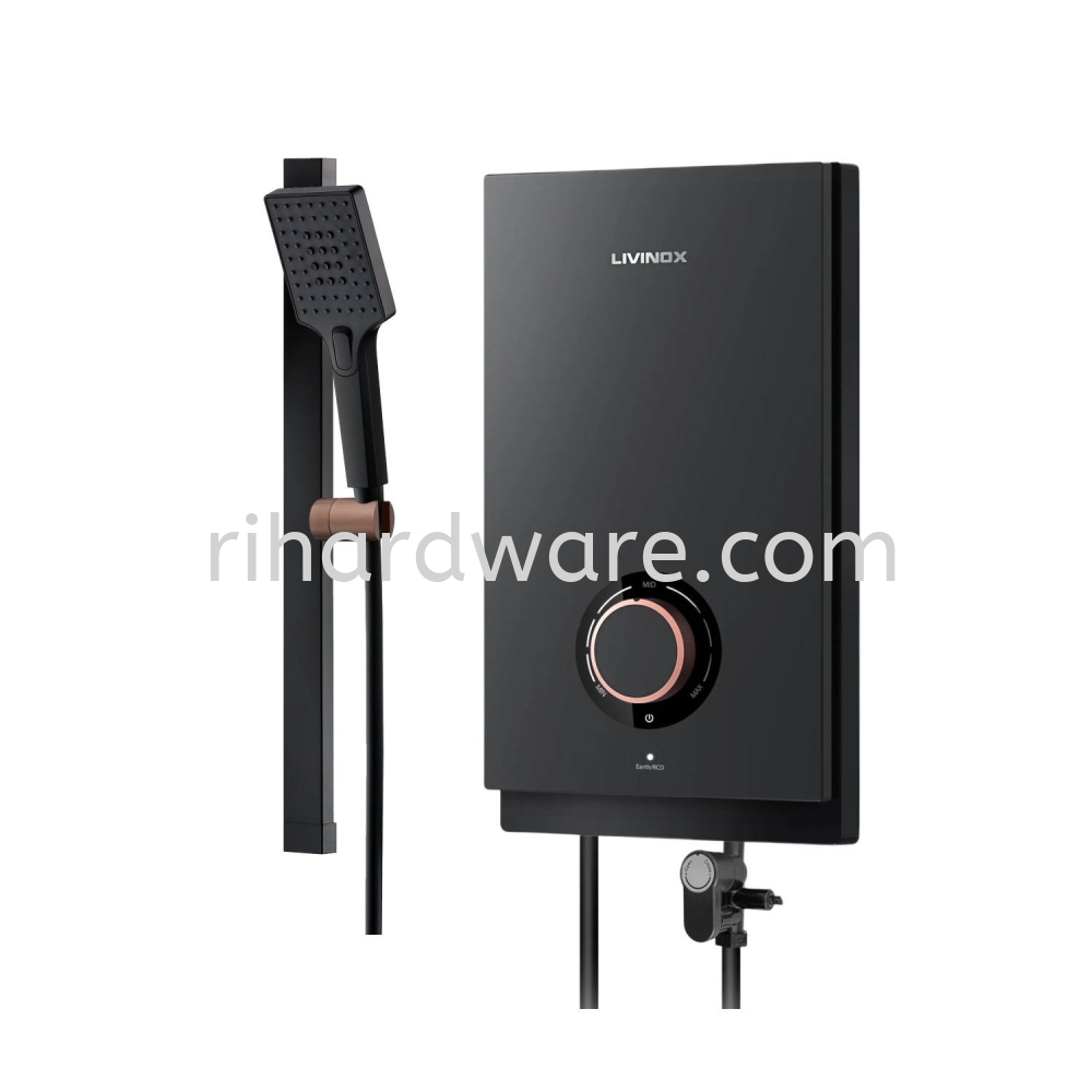 LIVINOX Inverter DC Pump Water Heater LWH-MS-DC-MB 4.5kW (HAND SHOWER SET)