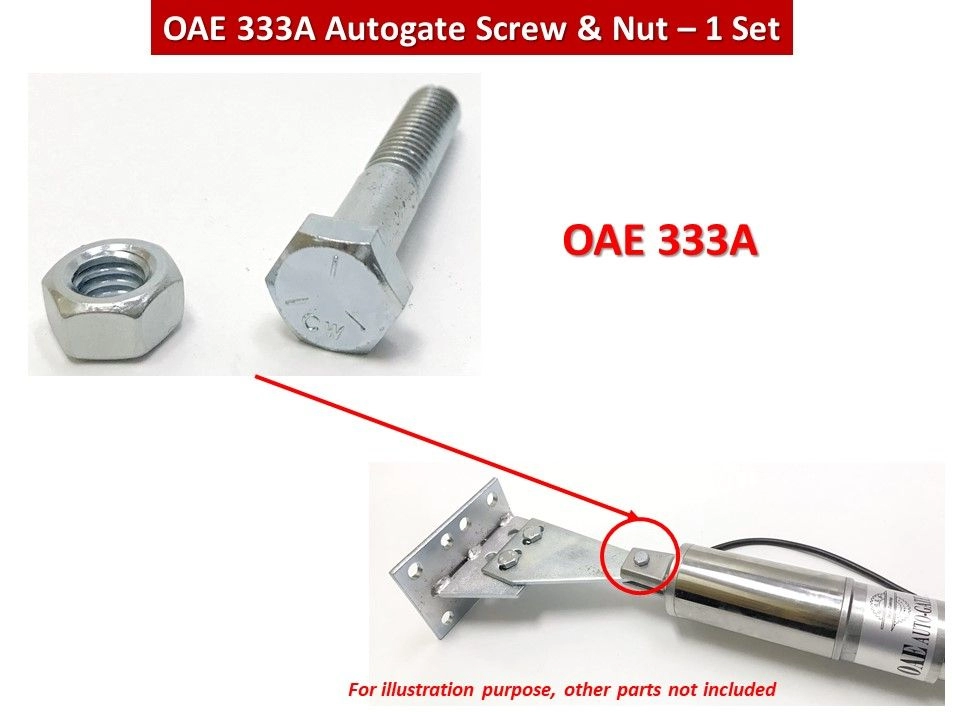 Autogate Screw & Nut for Arm Motor - Dnor 212 / Dnor 712 / OAE 333A / E3000 