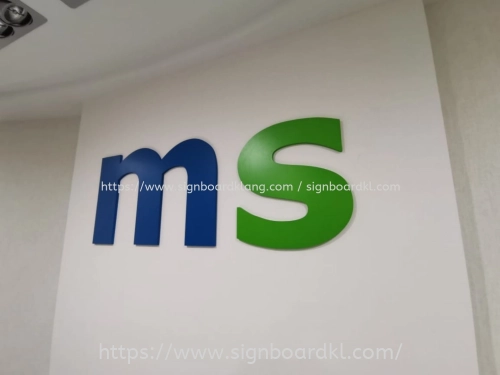 Indoor PVC Board 3D Lettering Logo at Kuala Lumpur (KL)