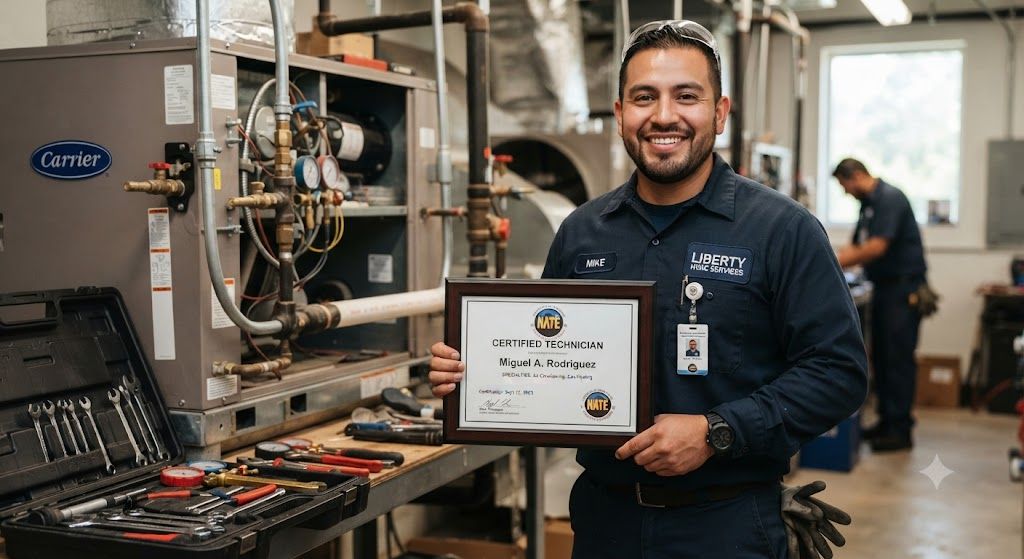 Professional HVAC technician certification