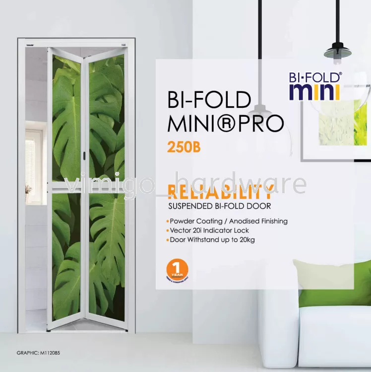 Bifold Mini Pro Toilet Door Bathroom Door Supply and Provide Installation