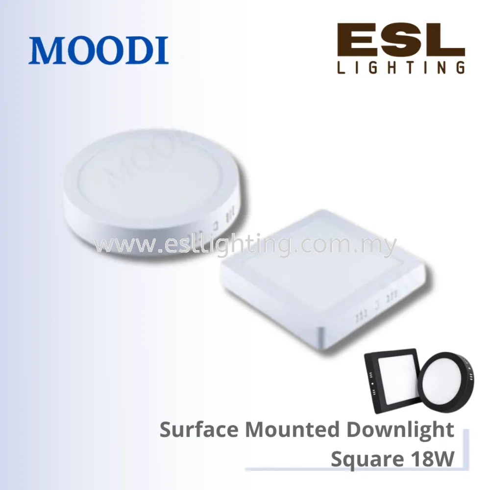 MOODI Surface Mounted Downlight Square 18W - 1102