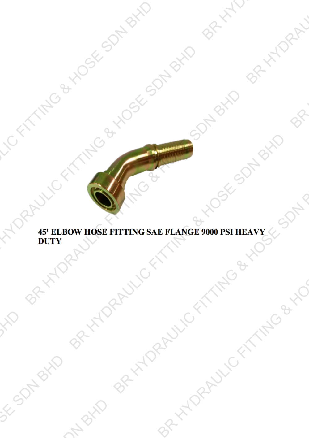 FLANGE S968 9000PSI