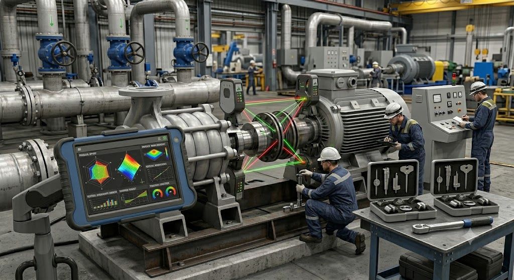 Heavy Machinery Shaft Alignment