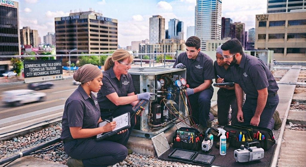 Commercial HVAC service technician course