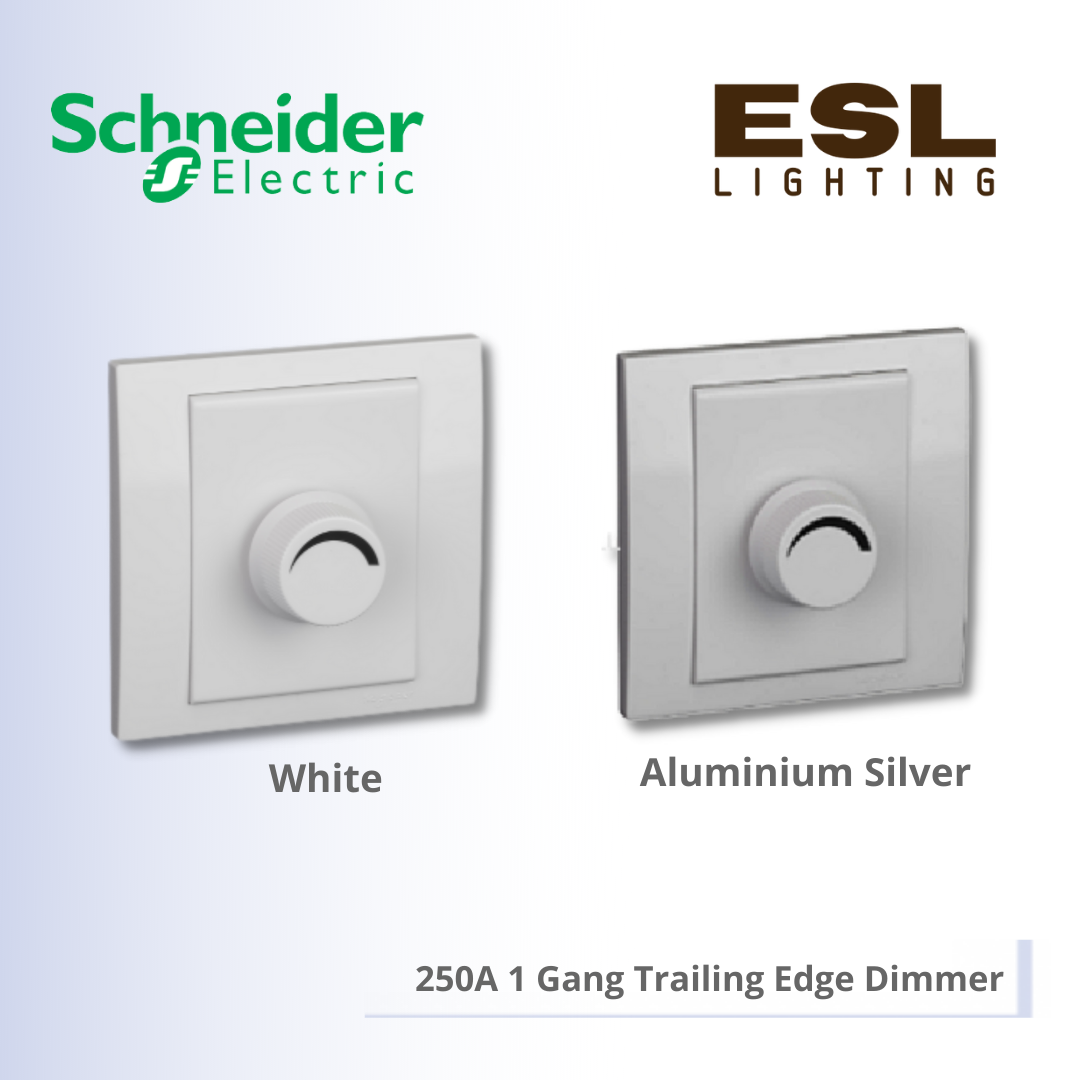 SCHNEIDER Vivace 250A 1 Gang Trailing Edge Dimmer - KB31RD250T_WE_G11 KB31RD250T_AS_G11