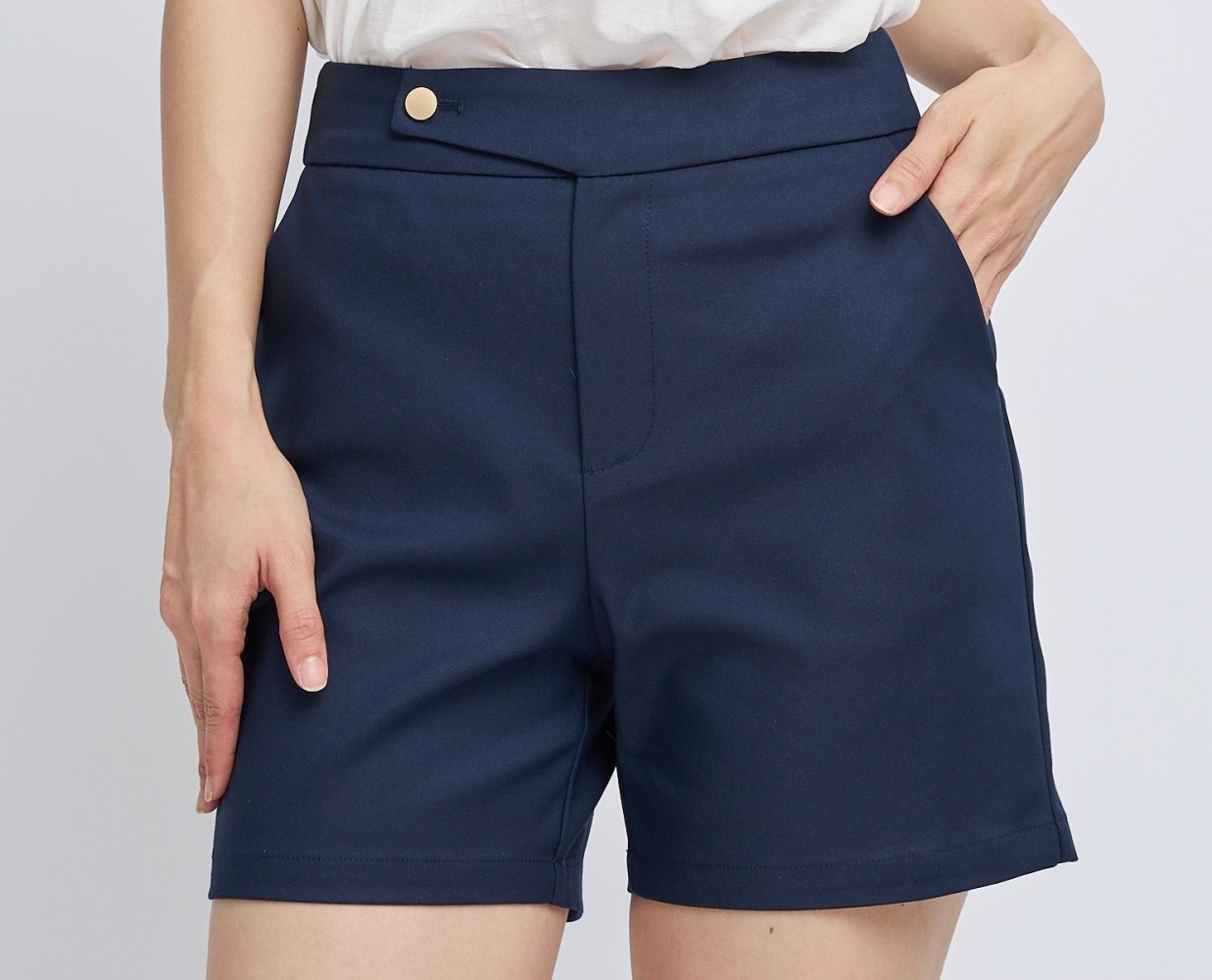 The Asymmetric Tailored Stretch Shorts
