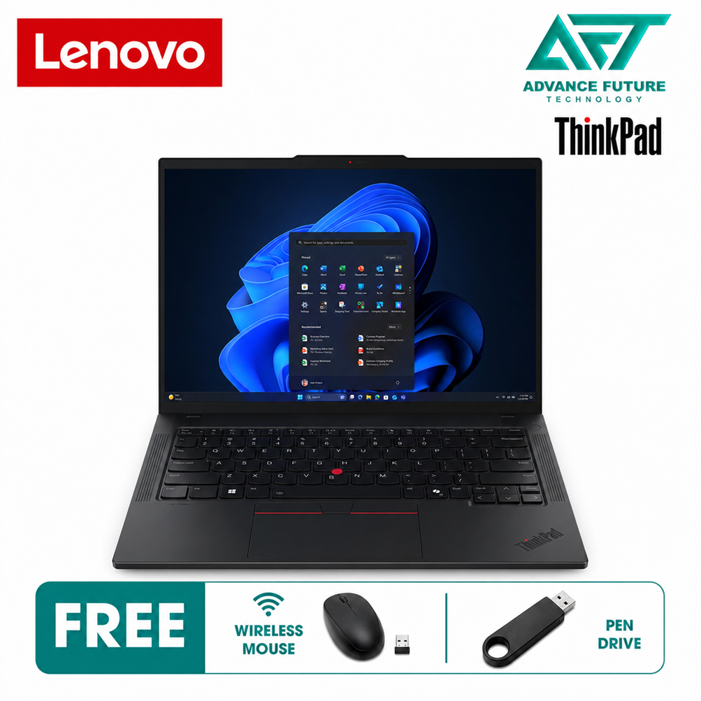 Lenovo ThinkPad T14 Gen 6 21QC000NMA 14'' WUXGA Business Laptop Black ( Intel Core Ultra 7 255H, 16GB, 512GB SSD, Intel, W11Pro )