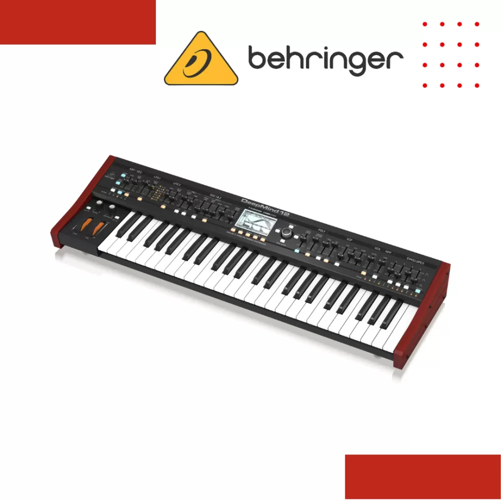 Behringer DeepMind 12 49-key 12-voice Analog Synthesizer (DeepMind12 / DeepMind-12)