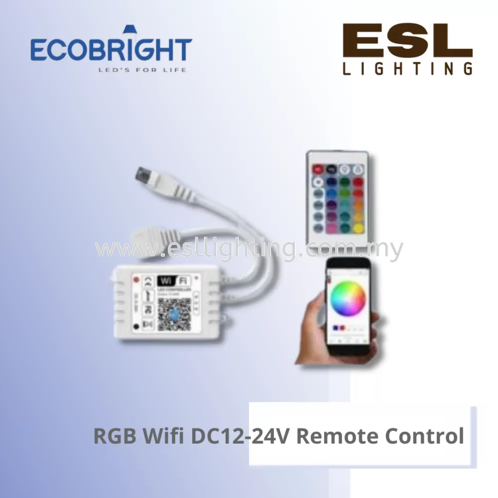 ECOBRIGHT RGB WIFI DC12 - 24V Remote Control - WIFI - RGB (DC1224)