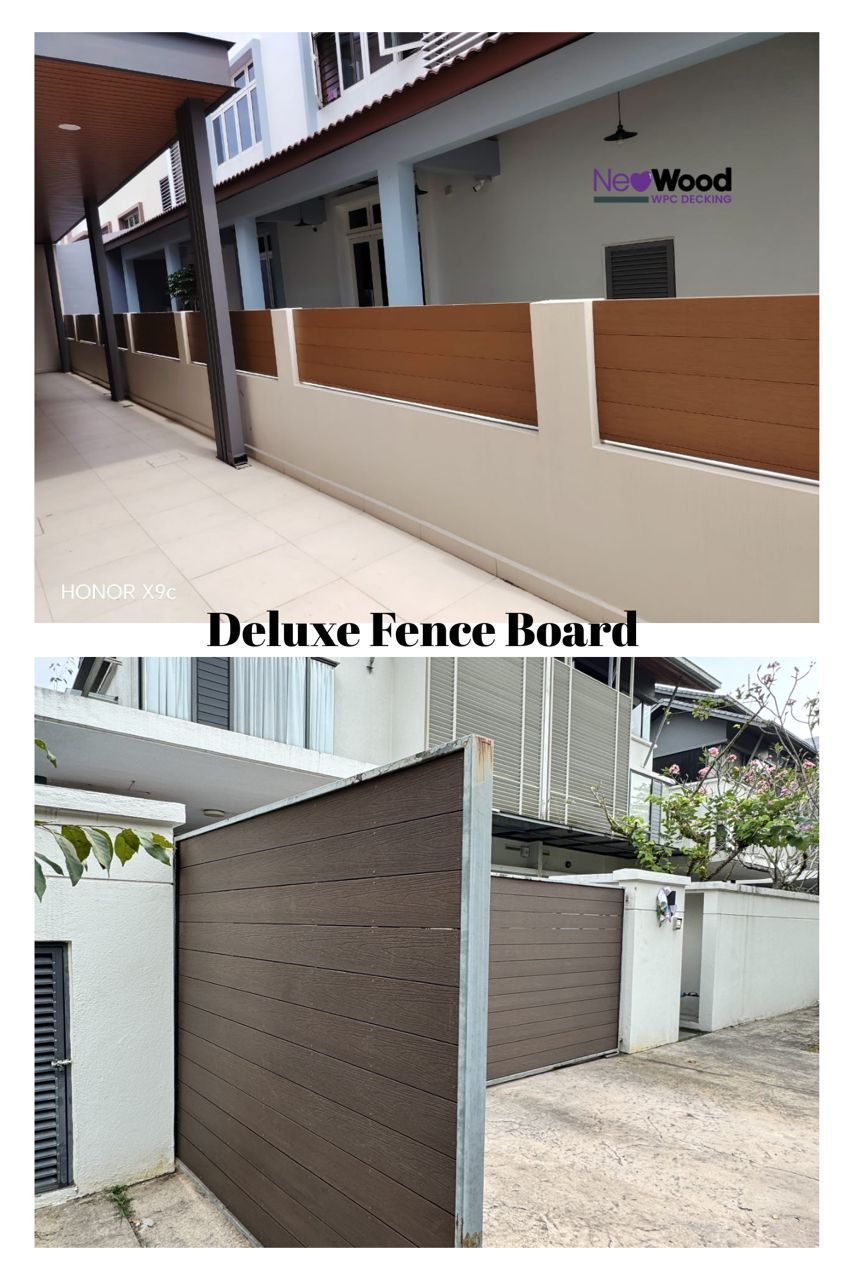 Outdoor Composite Wood Fence