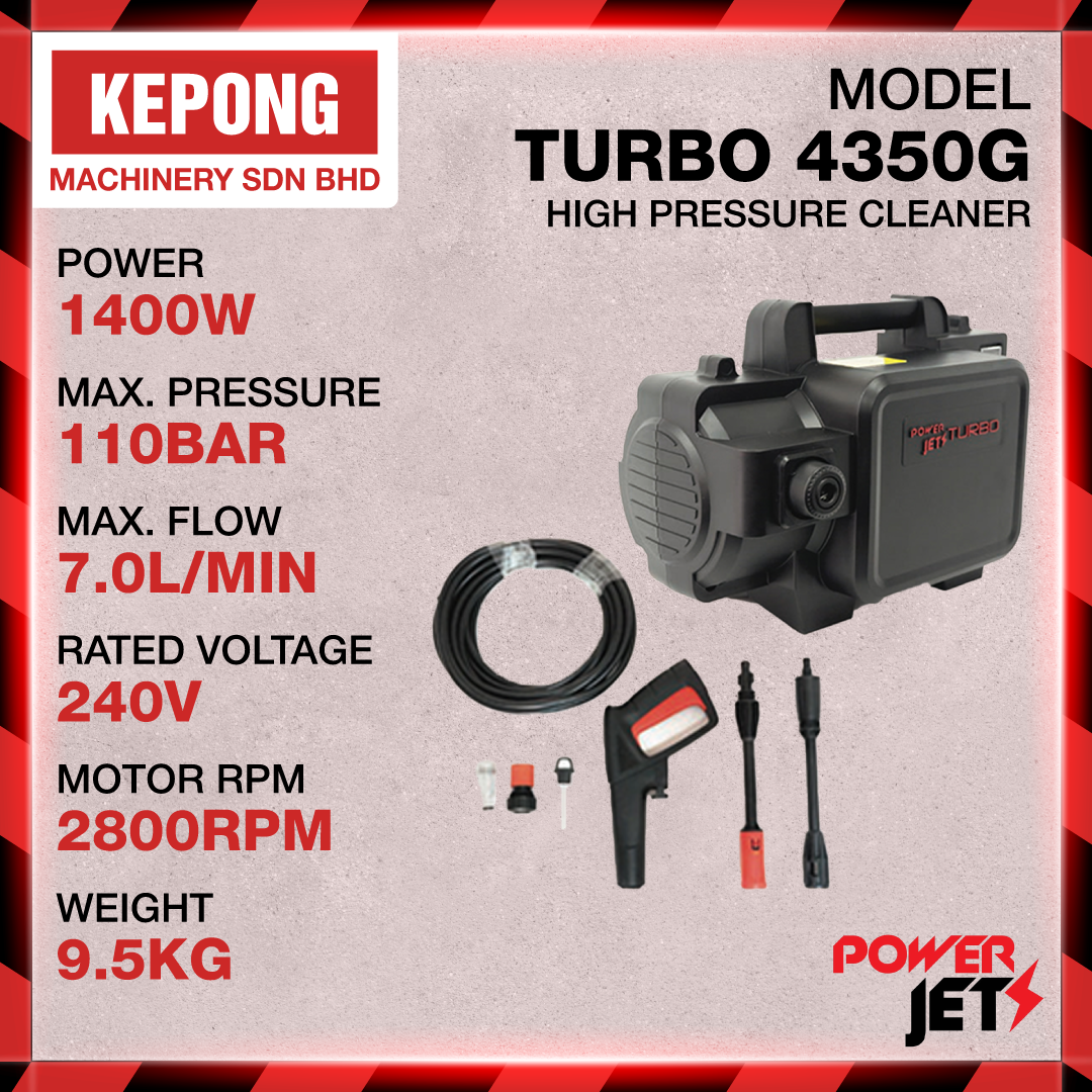 Power Jet Turbo 4350G high pressure cleaner