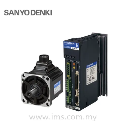 R1AA10250FXH00M + RS2A10A0ALO SANYO DENKI AC Servo Motor Set