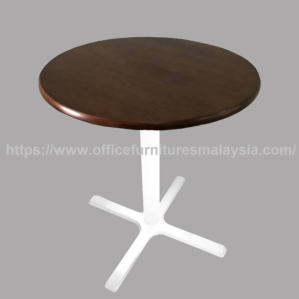 2.5ft Nice Design Low Rubber Wood Round Table OFSM100R7575LR