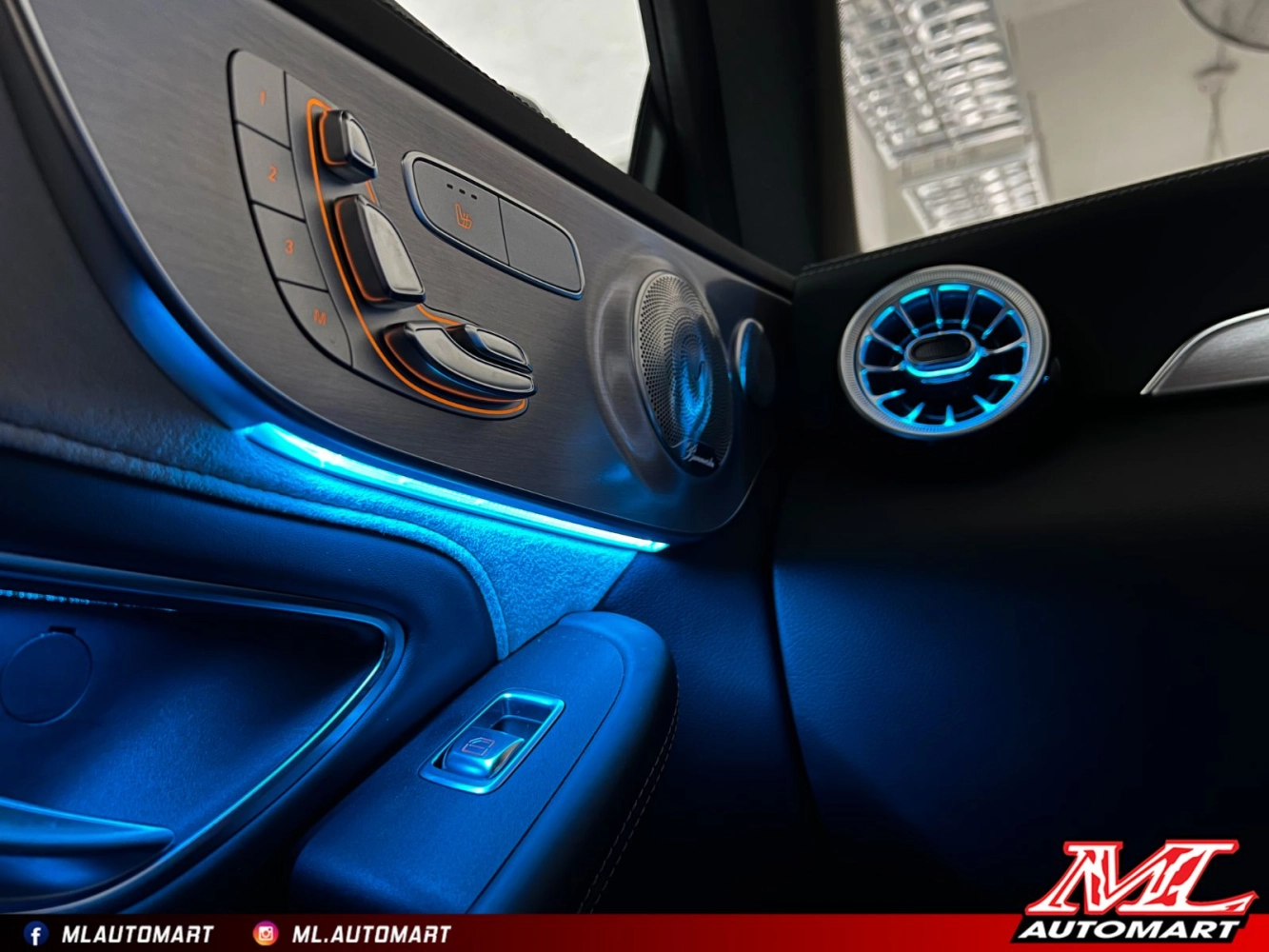 Mercedes Benz C Class W205 Ambient Light Kit (3 to 64 Colours)