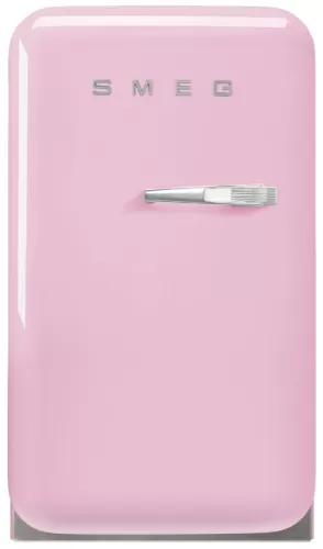 SMEG Free standing refrigerator One Door, PINK 50's Style Aesthetic FAB5RPK