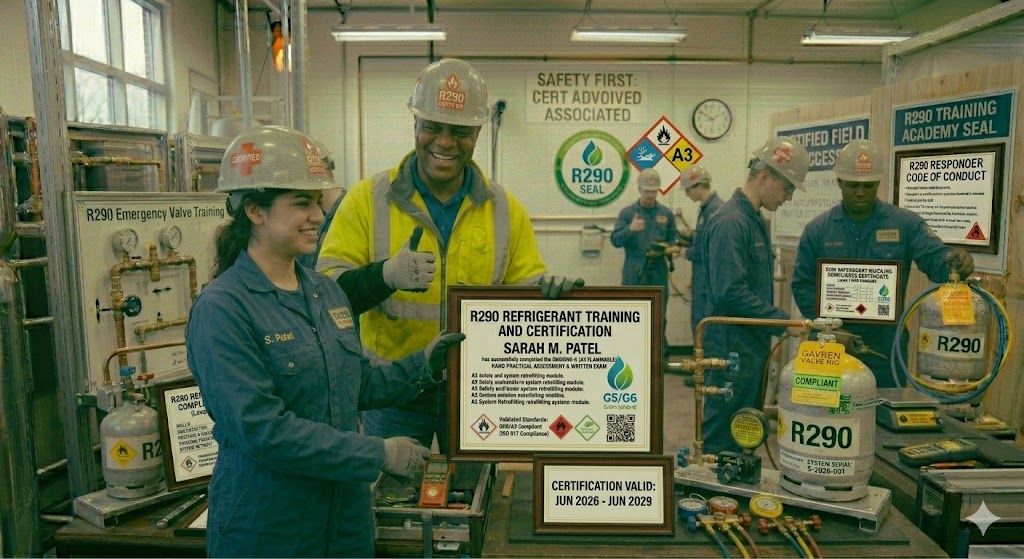 R290 refrigerant training and certification