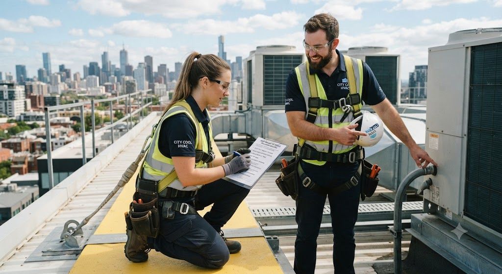 HVAC fall hazard prevention checklist