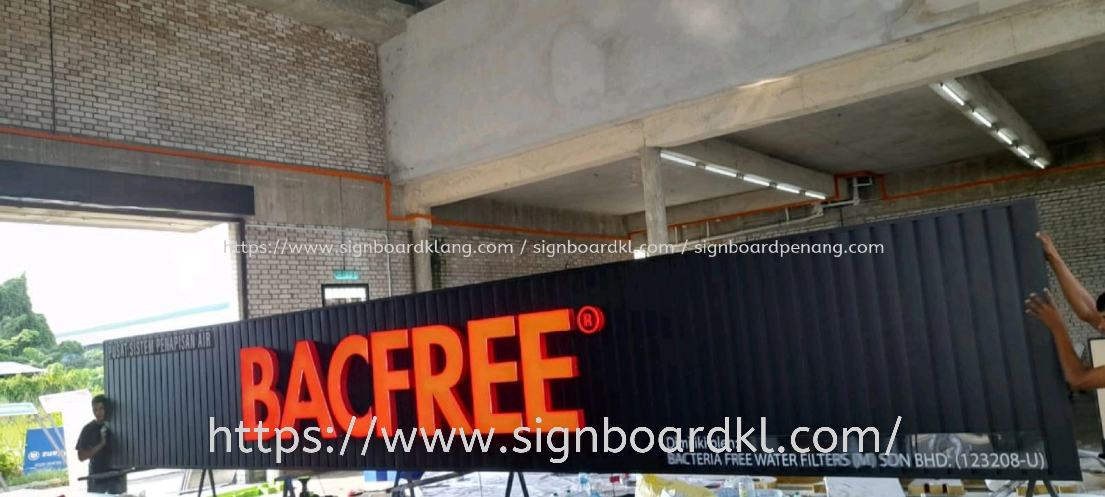 3D ALUMINIUM CEILING TRIM CASING BOX UP SIGNBOARD