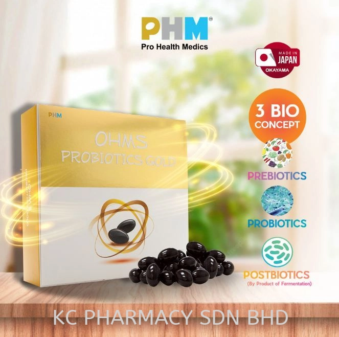 (HOT PRODUCT) PHM OHMS Probiotics Gold 60's