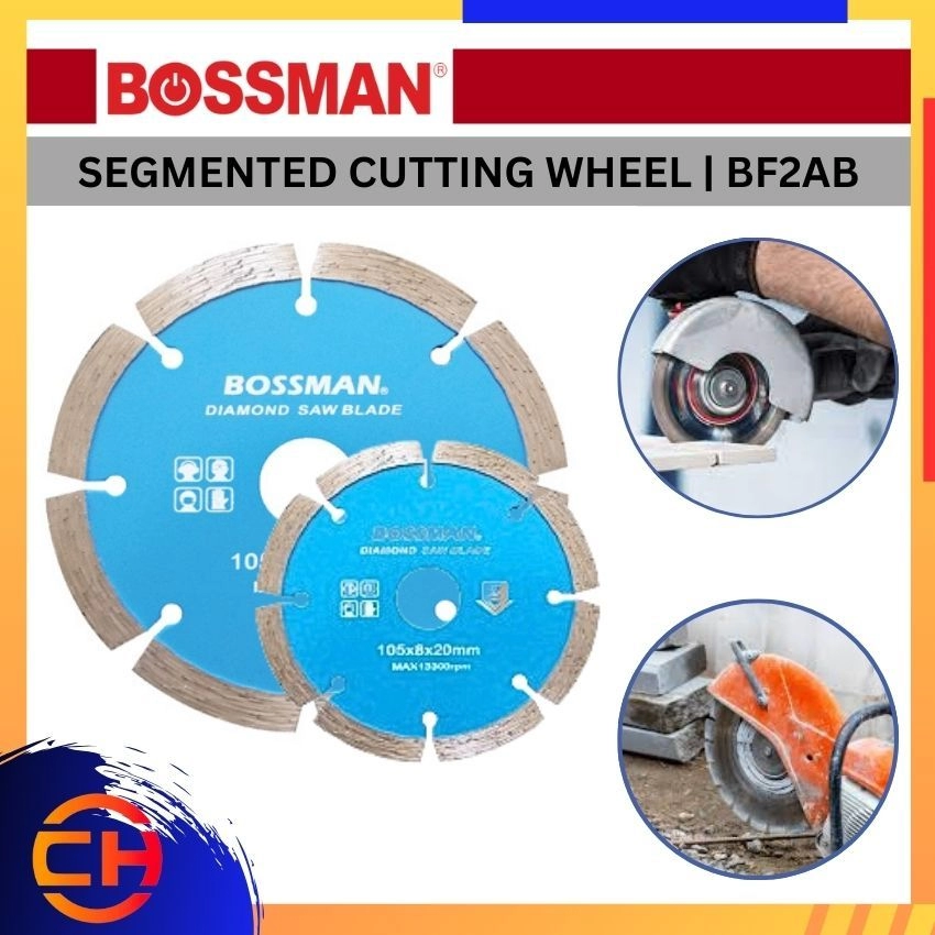 BOSSMAN DIAMOND CUTTING WHEEL BF2AB SEGMENTED CUTTING WHEEL 