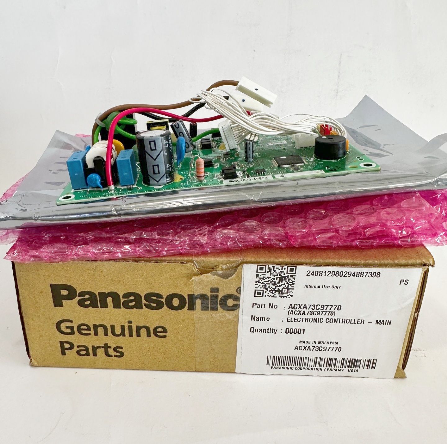 [ CS-PU9AKH-1 ] Panasonic Standard Inverter 1.0 HP Indoor PCB Board ACXA73C97770