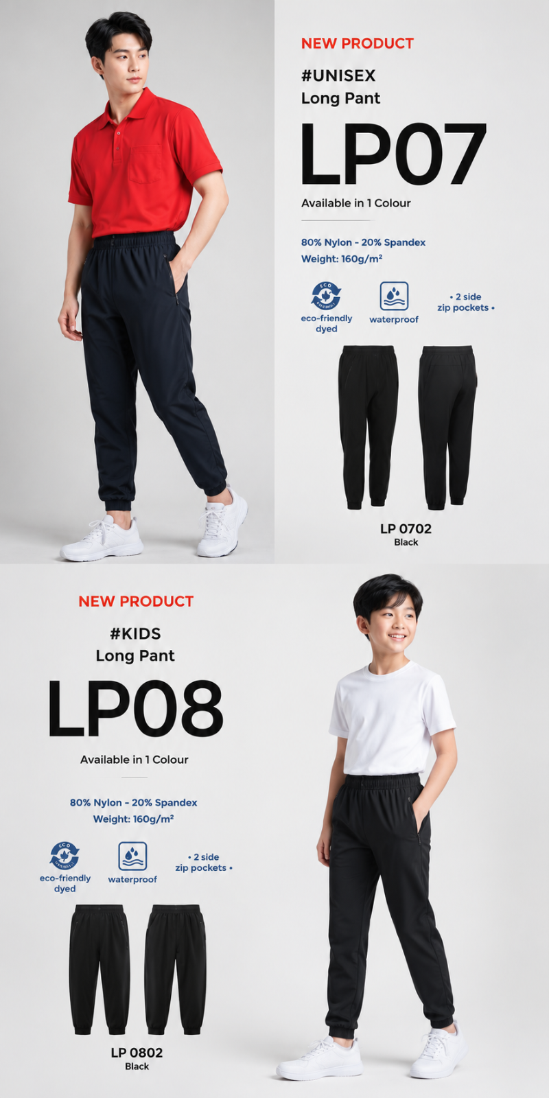 Long Pant Collection - LP07/LP08