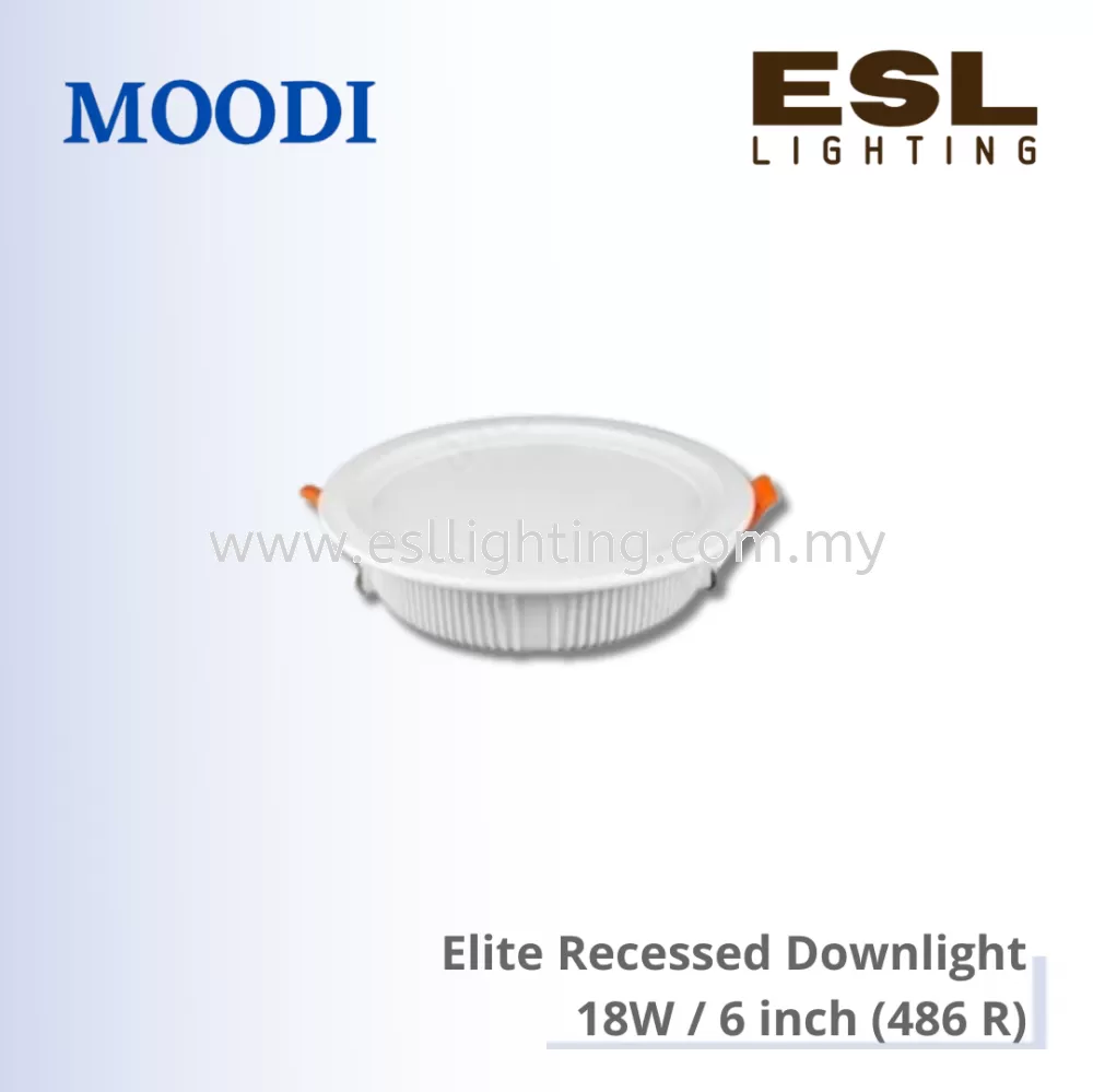 MOODI Elite Recessed Downlight Round 6inch 18W - 486 R