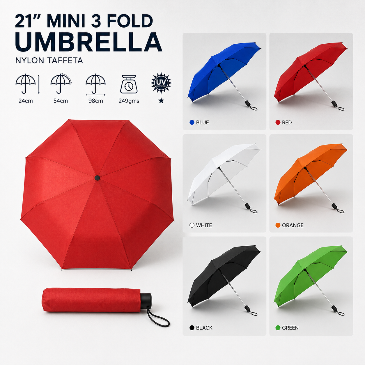 Manual Open Folding Umbrella