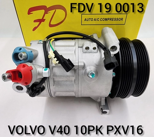 FDV 19 0013 Volvo V40 10PK PXV16 Compressor (NEW)