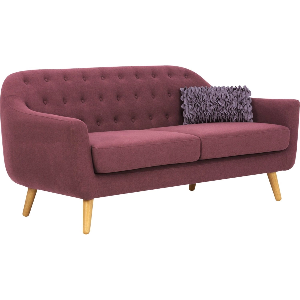 Senku 3 Seater Sofa - Pink