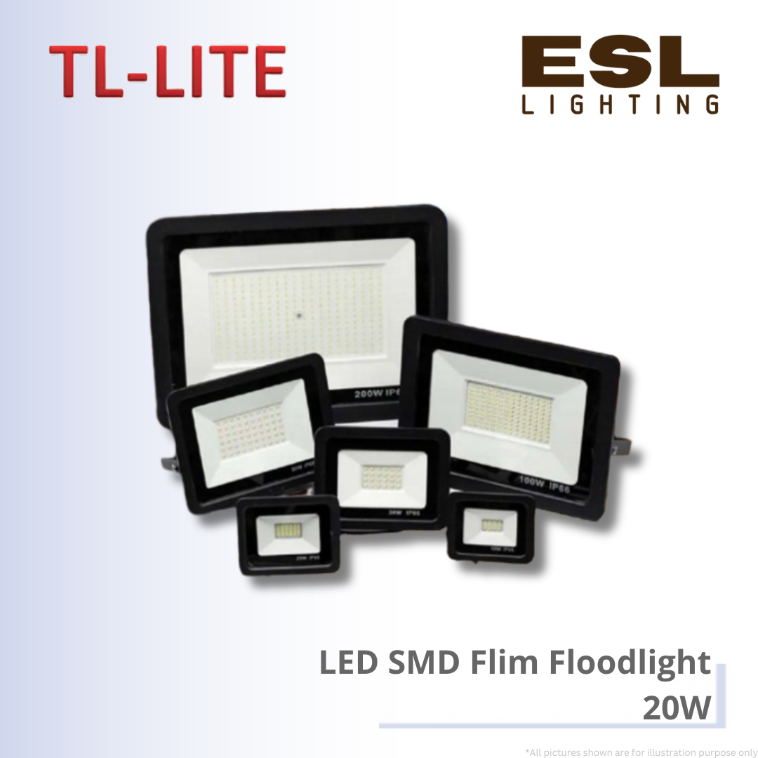 TL-LITE LED SMD Slim Floodlight - 20W IP66