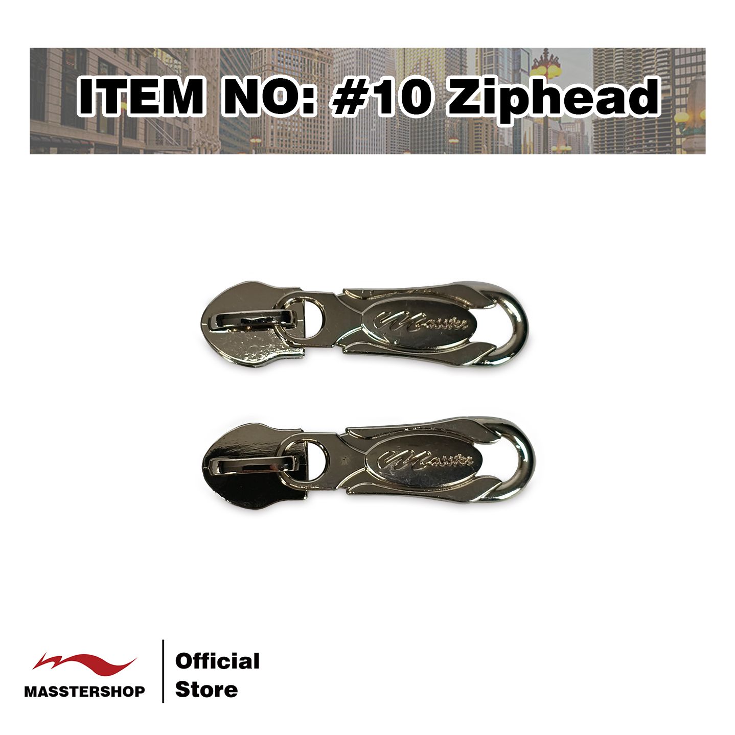 APOLO QUALITY Ziphead / Zip Kepala / Zip Head / Zipper ( #10 ZIPHEAD ) Accessories