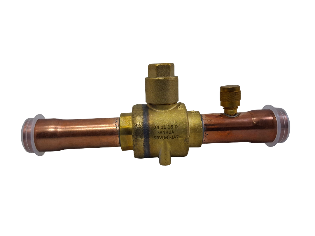SANHUA SBV(M)-JA7YHSY-1-SA BALL VALVE 7/8'' WITH ACCESS VALVE (SBV-13028)